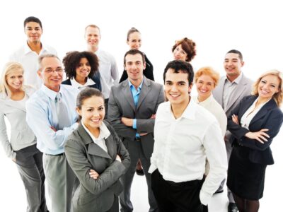 A group of professionals posing for a picture